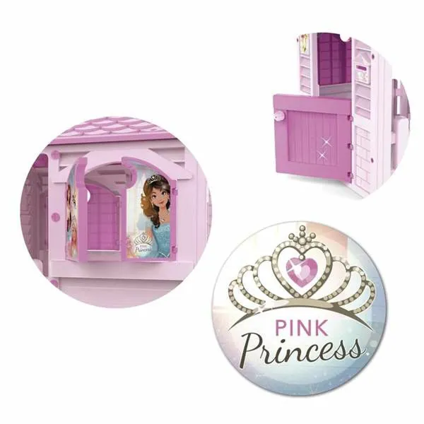 Vaikų žaidimų namelis Chicos Pink Princess 94 x 103 x 104 cm Rožinė
