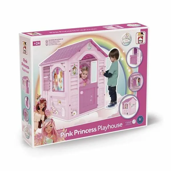Leikkimökki Chicos Pink Princess 94 x 103 x 104 cm Pinkki