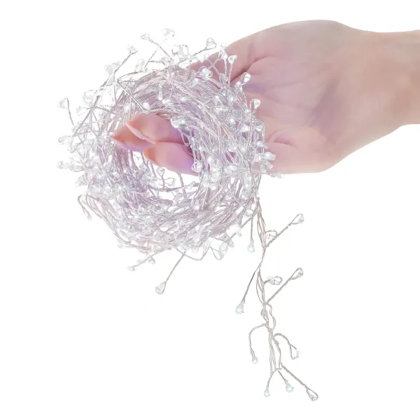 Dekoratiivlambid 300 LED-juhtmega külm valge 3m