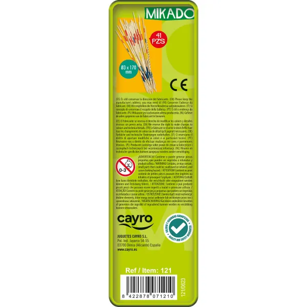 Stalo žaidimas Cayro Mikado 41 Dalys