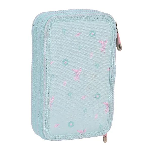 Tuplapenaali Moos Garden Turkoosi 12.5 x 19.5 x 4 cm (28 Kappaletta)