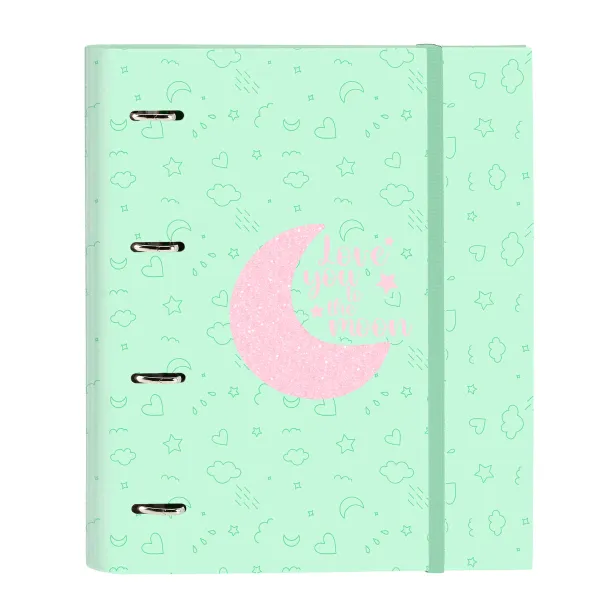 Ring binder BlackFit8 Moon Green 27 x 32 x 3.5 cm