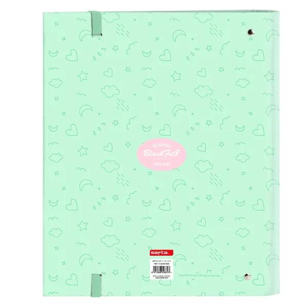 Ring binder BlackFit8 Moon Green 27 x 32 x 3.5 cm