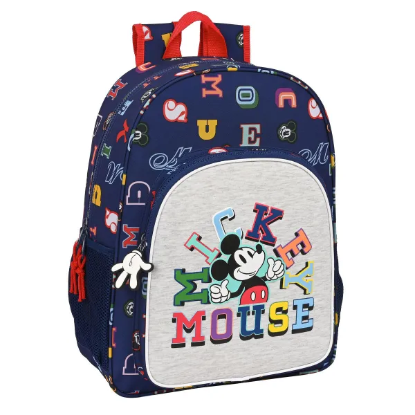 Skolas soma Mickey Mouse Only One Tumši Zils 33 x 42 x 14 cm
