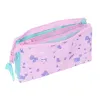Kolmilokeroinen laukku Frozen Cool days Violetti Taivaansininen 22 x 12 x 3 cm