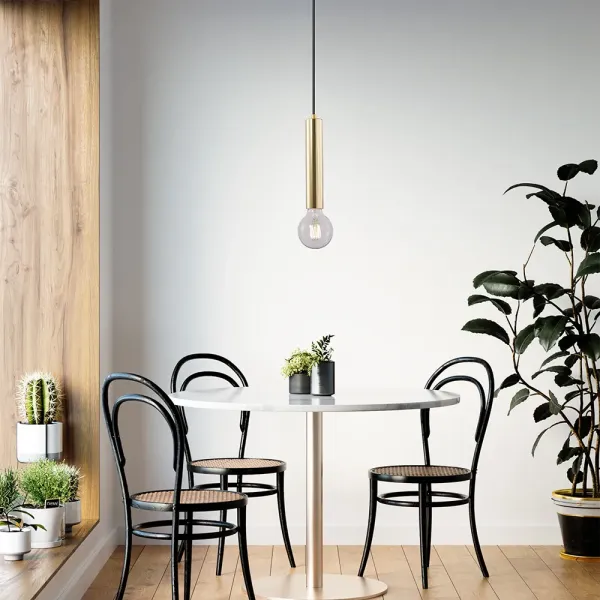 BRY-G005R-1H-1xE27-GLD-PENDANT LIGHT