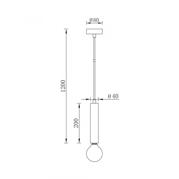 BRY-G005R-1H-1xE27-GLD-PENDANT LIGHT