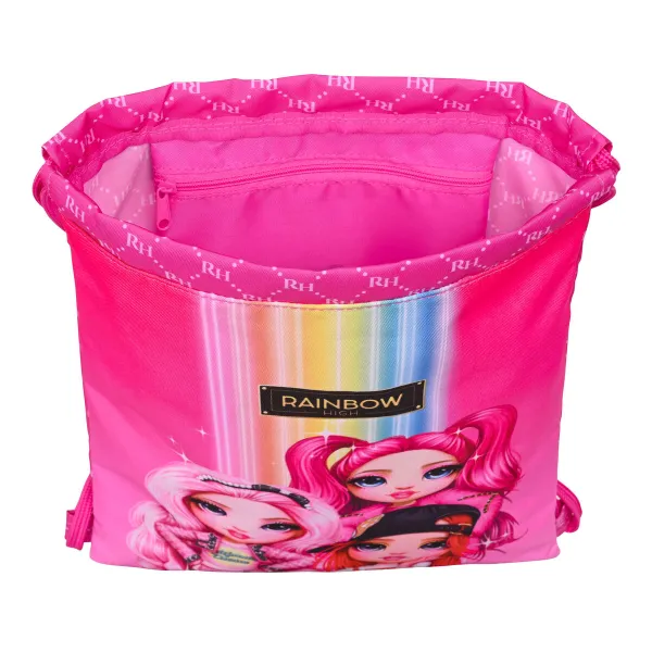Lasten reppu Rainbow High Fuksia 26 x 34 x 1 cm