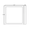 BRY-ALM-620x620-WHT-SURFACE FRAME