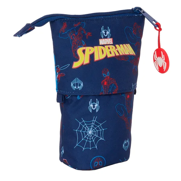 Kynäpenaali Spider-Man Neon Laivastonsininen 8 x 19 x 6 cm