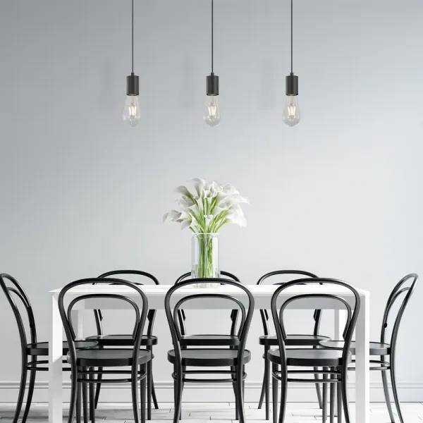 BRY-G006S-3H-3xE27-BLC-PENDANT LIGHT