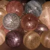 Cotton balls 30 LED decorative lights, electric garland Springos CL0154 turquoise-pink