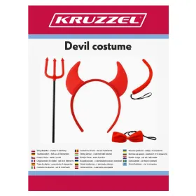 Kuradi kostüüm - 4 tk komplekt S22140