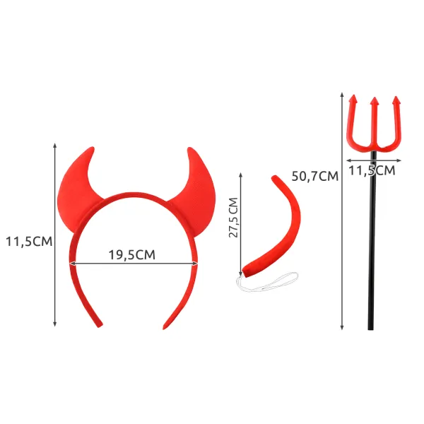 Devil Costume - Set of 4 S22140