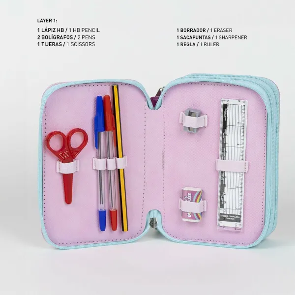 Triple Pencil Case Gabby's Dollhouse