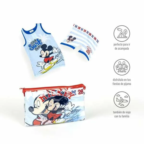 Pyjamat Lasten Mickey Mouse Sininen (3 vuotta)