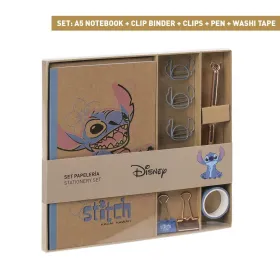 Stationery Set Stitch Blue 10 Pieces (6 Pieces)