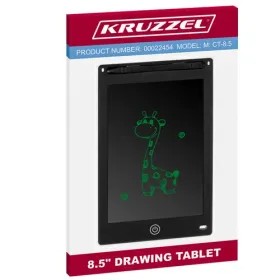 Zīmēšanas planšete 8,5" melna KRUZZEL 22454