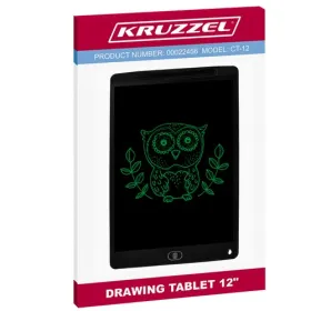 Joonestustahvel 12" must KRUZZEL 22456