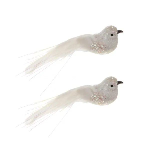 Christmas tree baubles - birds 2 pcs. Ruhhy 22338