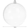 Transparent baubles 10cm - set of 5 Ruhhy 22276