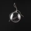 Transparent baubles 10cm - set of 5 Ruhhy 22276