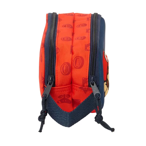 Double Carry-all Super Mario Red Navy Blue 21 x 8 x 6 cm