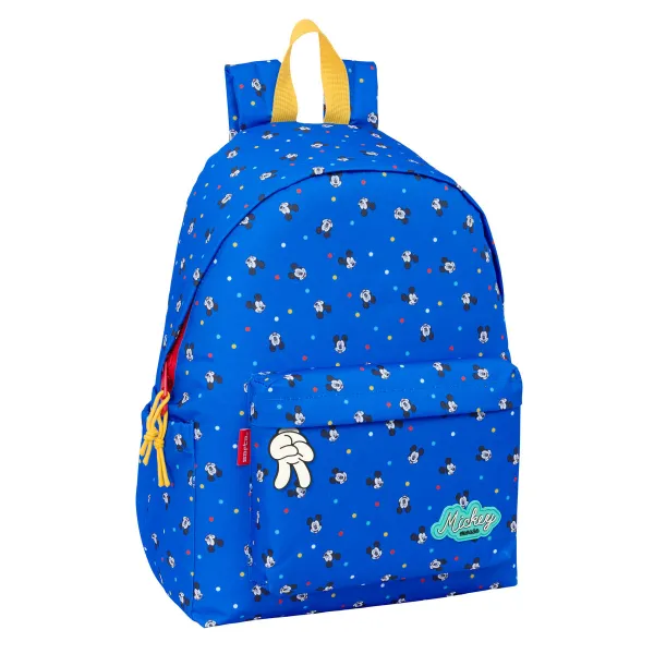 Школьный рюкзак Mickey Mouse Clubhouse Good day Синий 31 x 43 x 13 cm