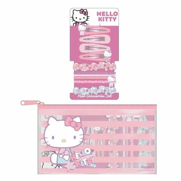 Matu aksesuāri Hello Kitty Rozā