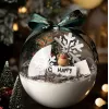 Transparent baubles 12cm set of 10 Ruhhy 22279