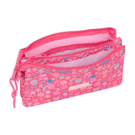Triple Carry-all Safta Feeling Pink 22 x 12 x 3 cm
