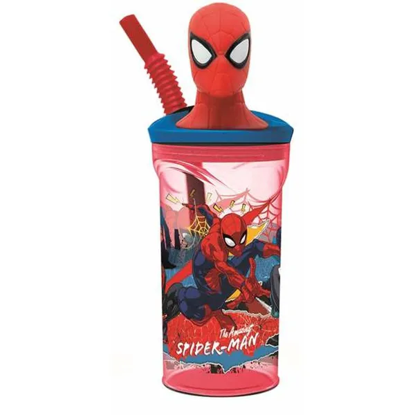 Mukin Pillillä Spider-Man Moving Target 360 ml 3D