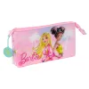 Trigubas penalas Barbie Painterly Rožinė Dangaus mėlynumo 22 x 12 x 3 cm