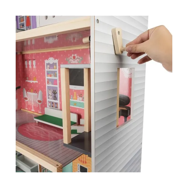 Kruzzel Dollhouse Large Dollhouse 114 cm 114 cm