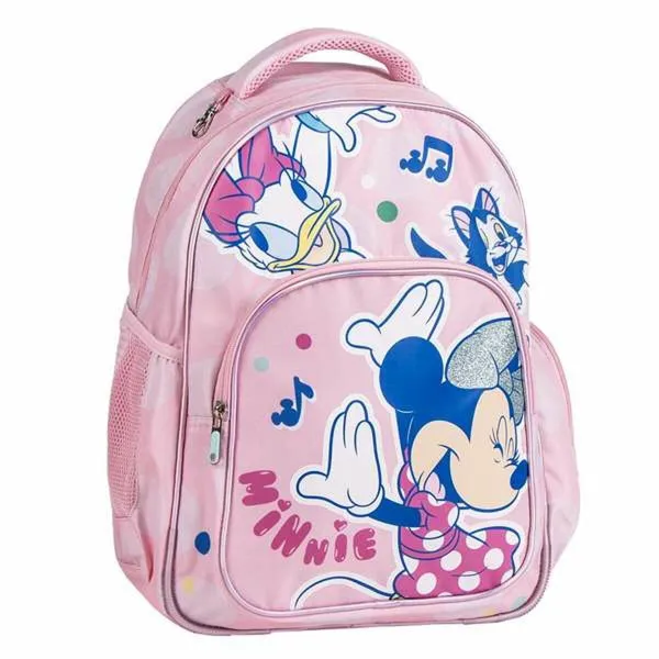 Mokyklinis krepšys Minnie Mouse Rožinė