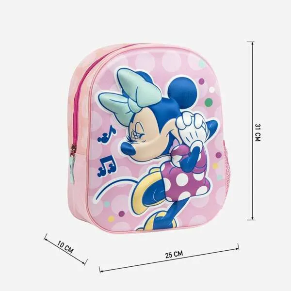 Школьный рюкзак 3D Minnie Mouse Розовый 25,0 x 31,0 x 10,0 cm