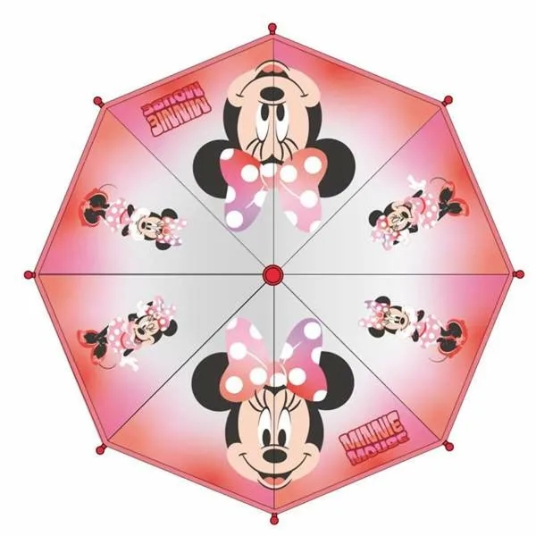 Lietussargs Minnie Mouse Sarkans Ø 71 cm 45 cm