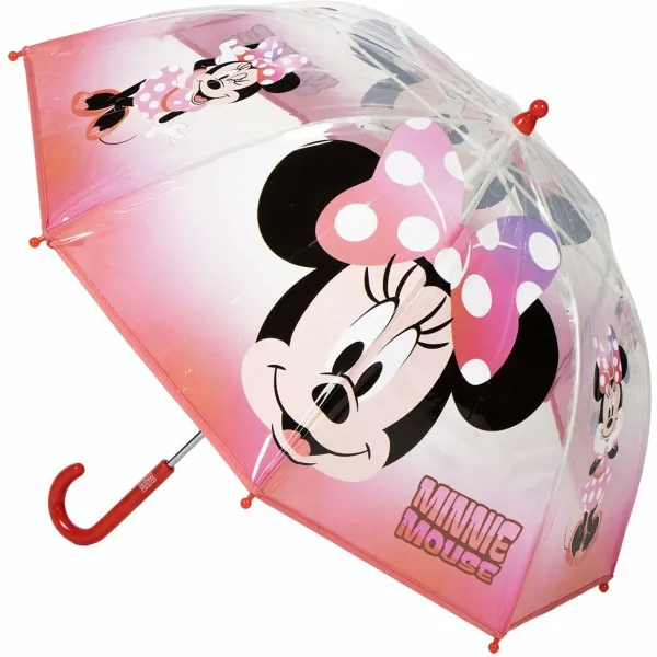 Lietussargs Minnie Mouse Sarkans Ø 71 cm 45 cm