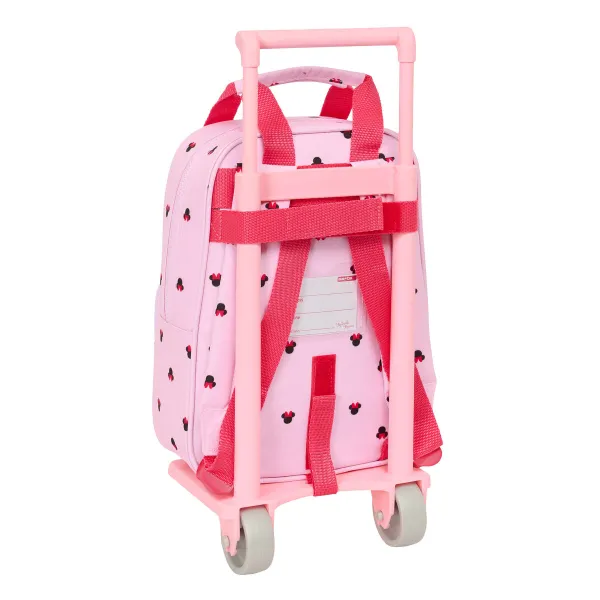 Mokyklinė kuprinė su ratukais Minnie Mouse 20 x 28 x 8 cm