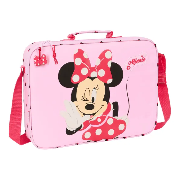 Mokyklinė kuprinė Minnie Mouse Naive Rožinė 38 x 28 x 6 cm