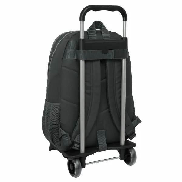 School Rucksack with Wheels Real Madrid C.F. Grey 32 x 44 x 16 cm