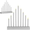 Koristeellinen LED-kynttilänjalka Springos CL0853, toimii paristoilla