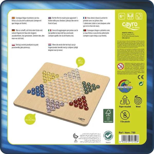 Ķīniešu Dambrete Cayro Daudzkrāsains 250 g