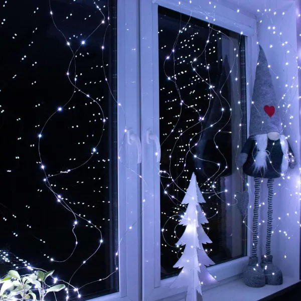 Kalėdiniai LED užuolaidų žiburiai Springos CL4021, 200 LED