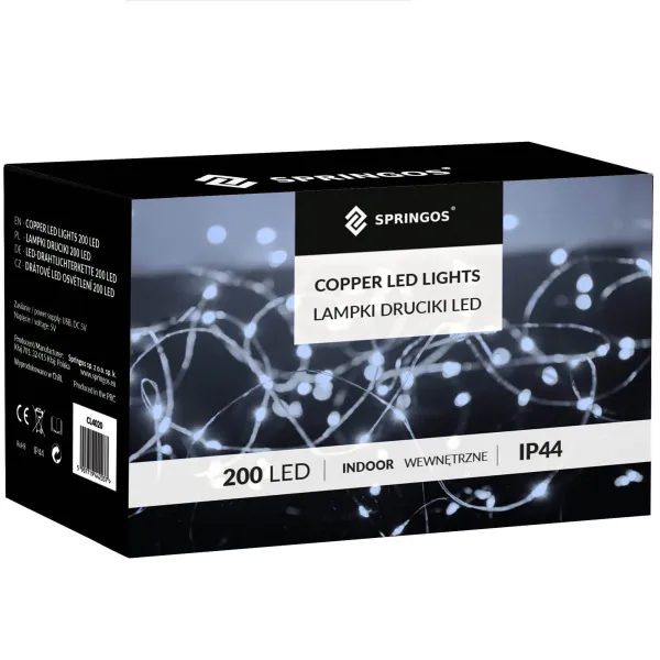 Christmas LED Curtain Lights Springos CL4021, 200 LED