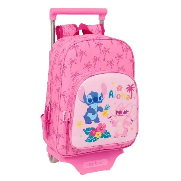 Mokyklinis krepšys Lilo & Stitch Chill Rožinė Mėtos 26 x 11 x 67 cm 26 x 34 x 11 cm