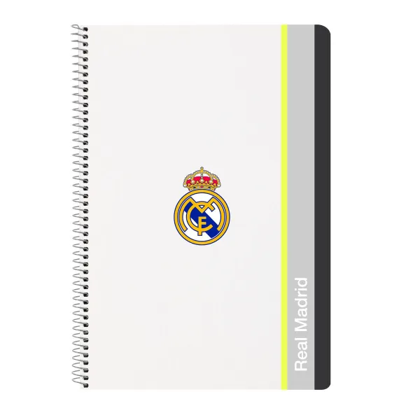 Piezīmju Grāmata Real Madrid C.F. Balts A4 80 Loksnes