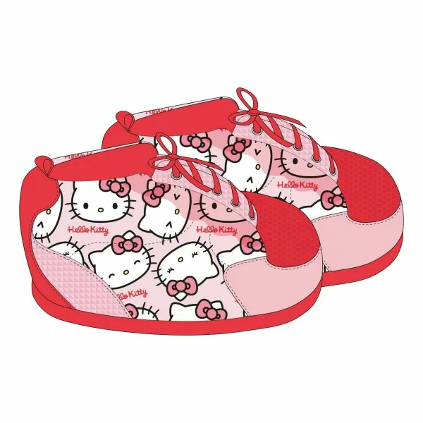 Mājas čībām Hello Kitty Sarkans