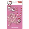 Plaukų papuošalai Hello Kitty Rožinė 4 Dalys