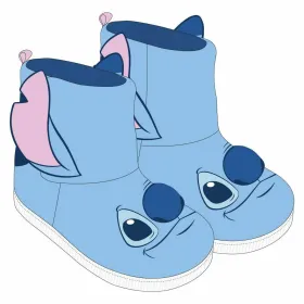 House Slippers Stitch Light Blue 24-25